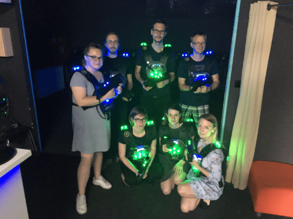 Včeliště na lasergame.