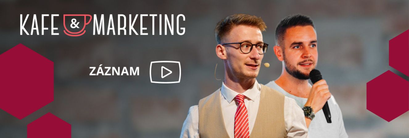 Záznam Kafe a Marketing s přednášejícími na téma online marketing.